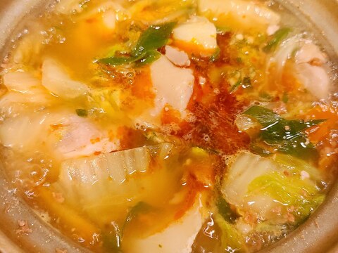 ほんのりピリ辛!麻婆鍋